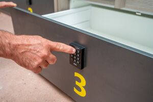Secure lockable storage