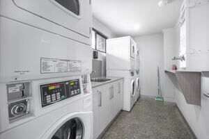 Laundry at Albert's accommodation