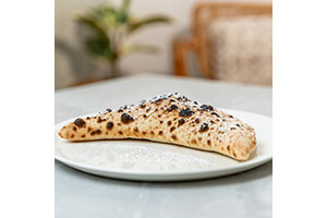 Calzone Nutella with seasonal fruit